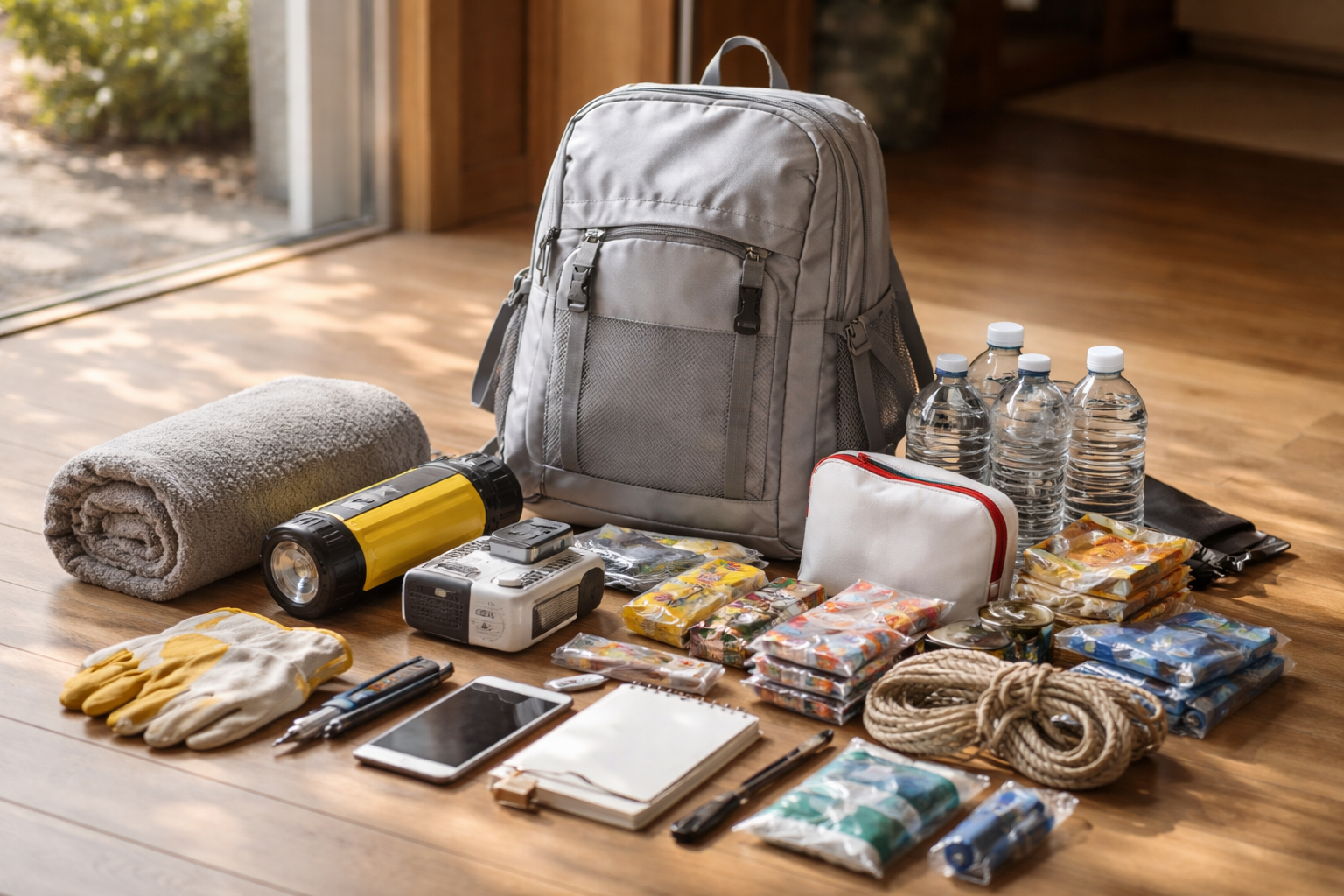 避難時に必要な持ち物リストと防災用品