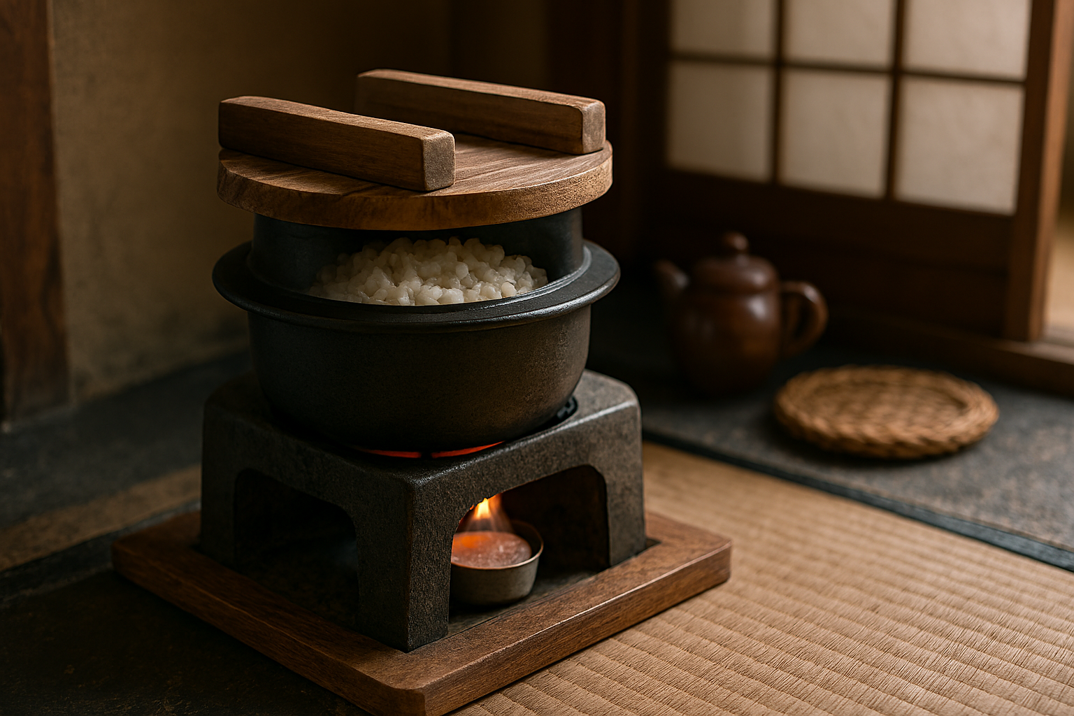 魔法のかまどごはんで固形燃料を使う手順