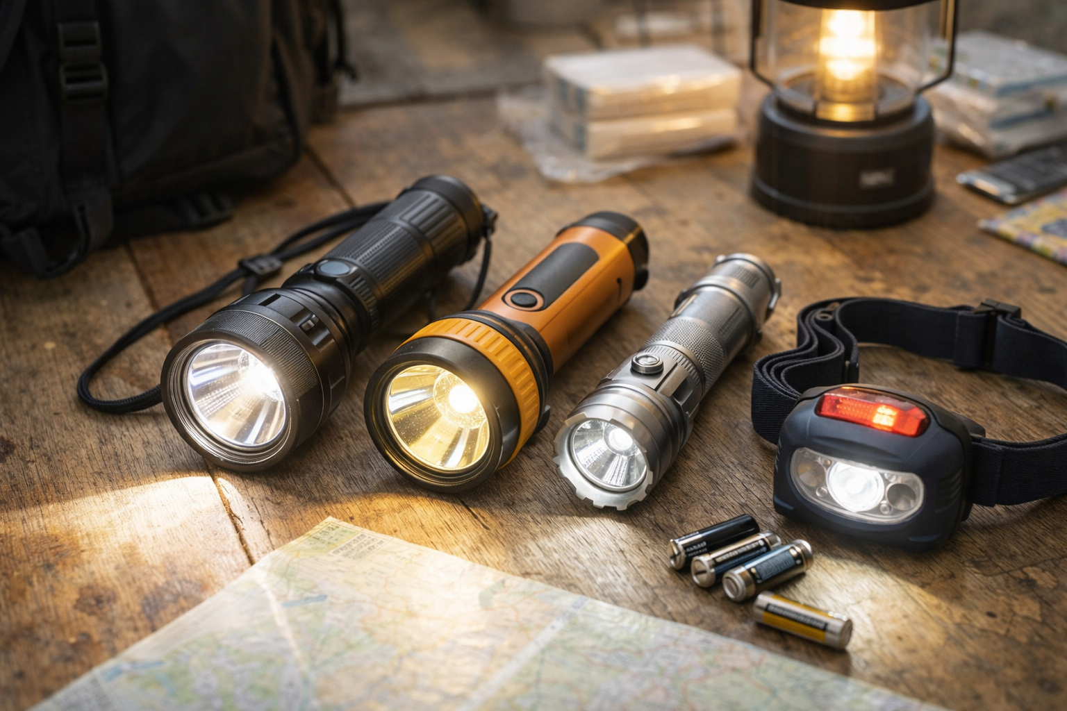 防災用懐中電灯の特徴と使い方