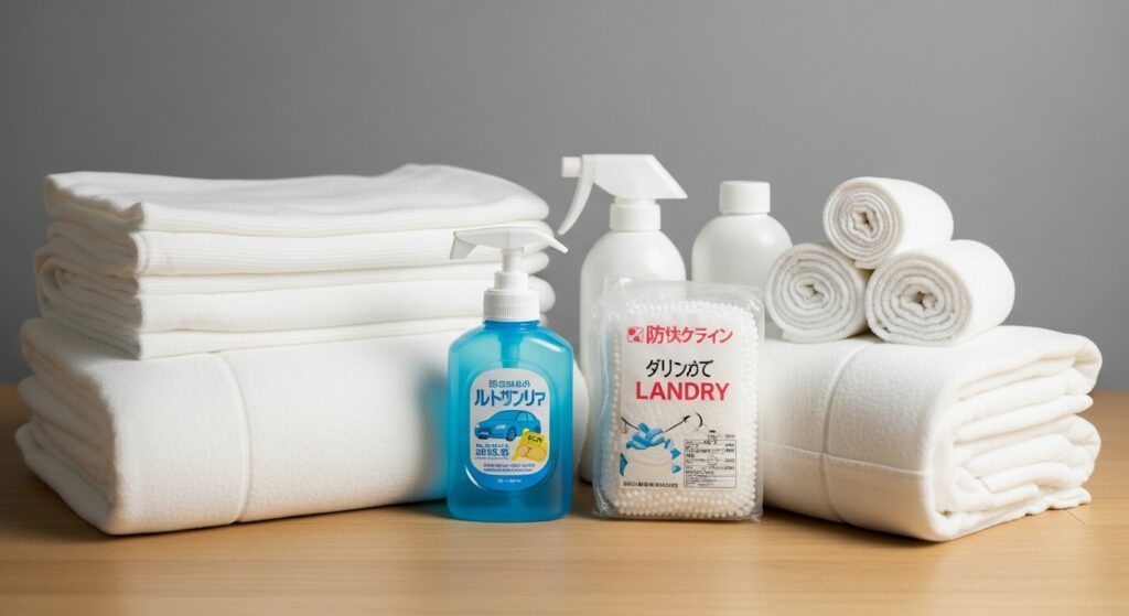 防災用洗濯用品の基本セット例