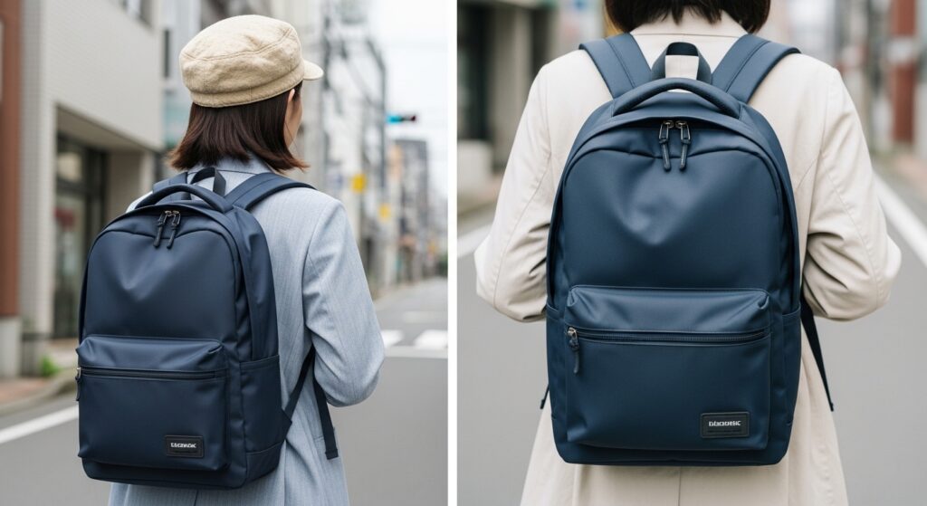 日本人女性が準備した子供2人用防災リュック