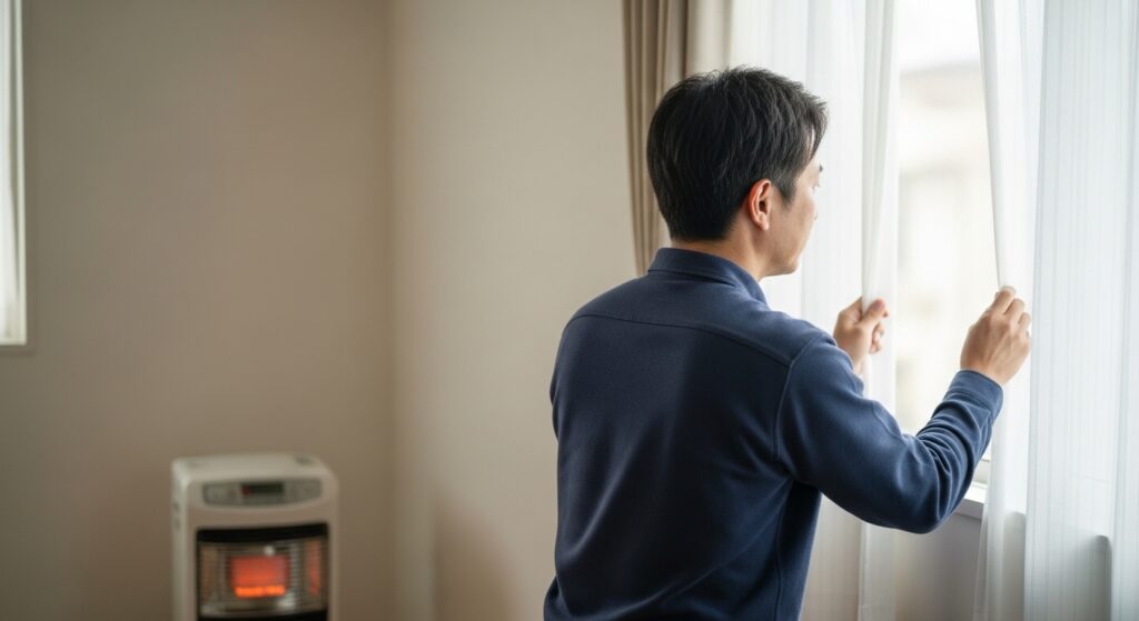 日本人男性がJackeryポータブル電源1000で炊飯