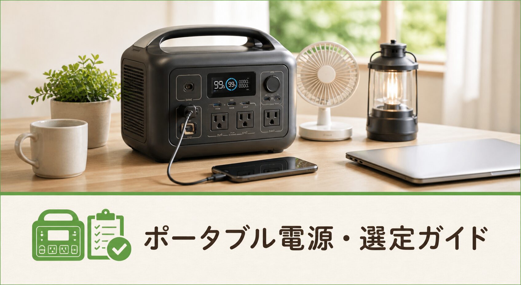 ポータブル電源・選定ガイド
