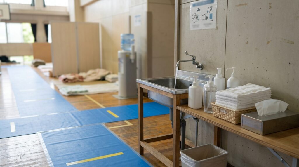非常食や保存食の種類を比較しながら家庭で備蓄を検討する様子を表すイメージ画像