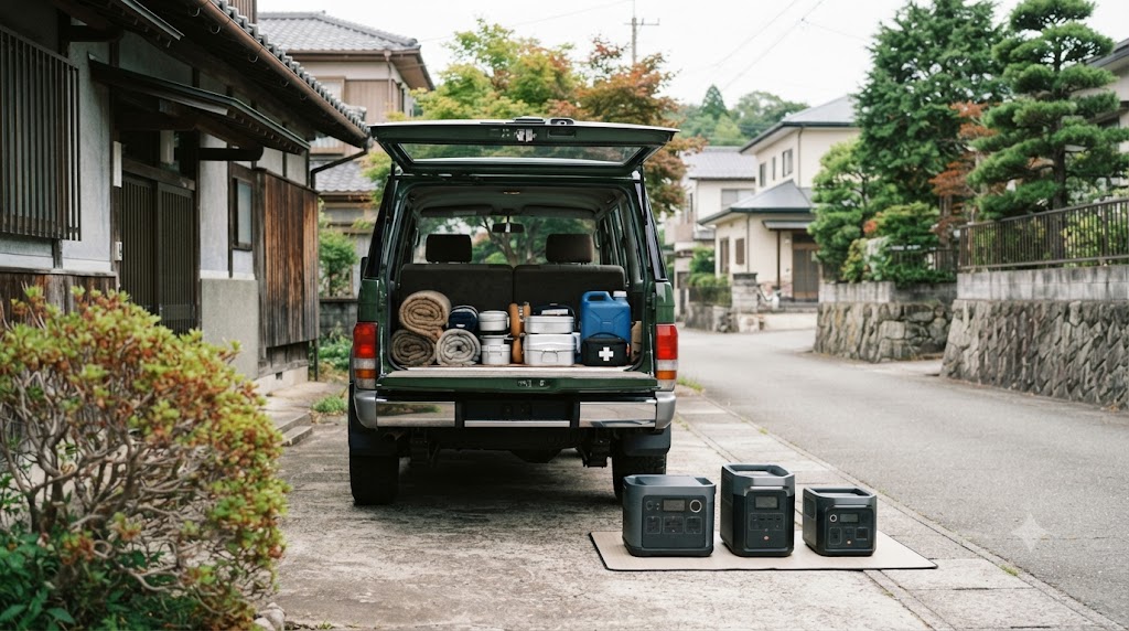 車載用電源の積載準備を表すイメージ画像