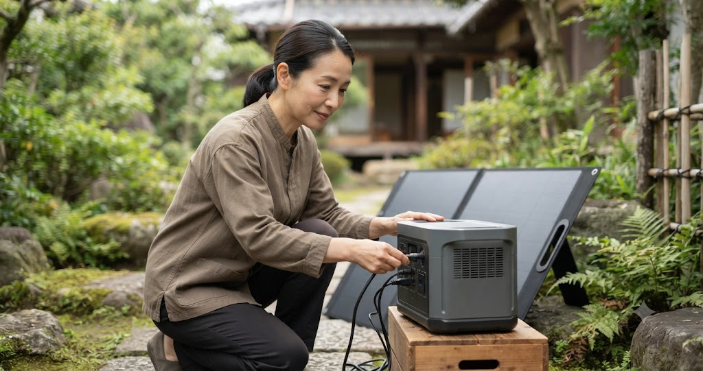 電源機材の動作確認を表すイメージ画像