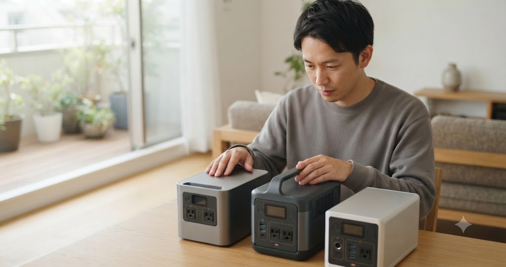 バッテリー構造比較を表すイメージ画像